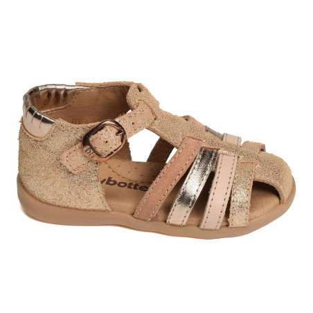 GUPPY Cuivre, Sandales plates & Nu-Pieds Babybotte