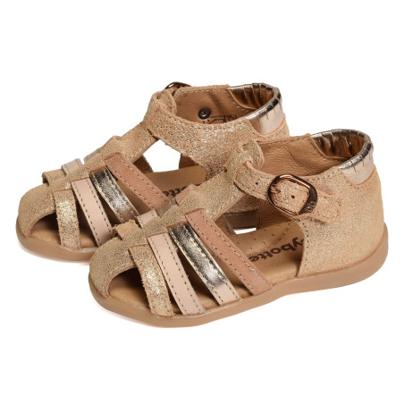 GUPPY Cuivre, Sandales plates & Nu-Pieds Babybotte