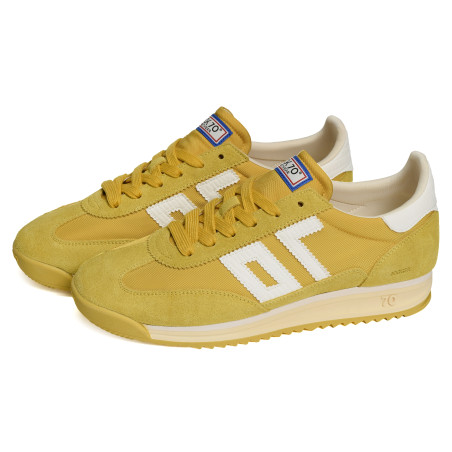 JOGGER NYLON MEN Jaune, Baskets running Back 70