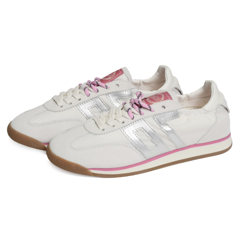 ROCKET COTTON Blanc Argent, Baskets Mode Back 70