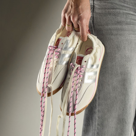 ROCKET COTTON Blanc Argent, Baskets Mode Back 70