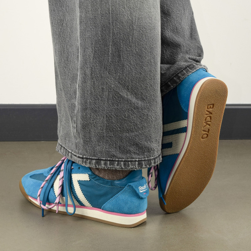 ROCKET COTTON Turquoise, Baskets Mode Back 70