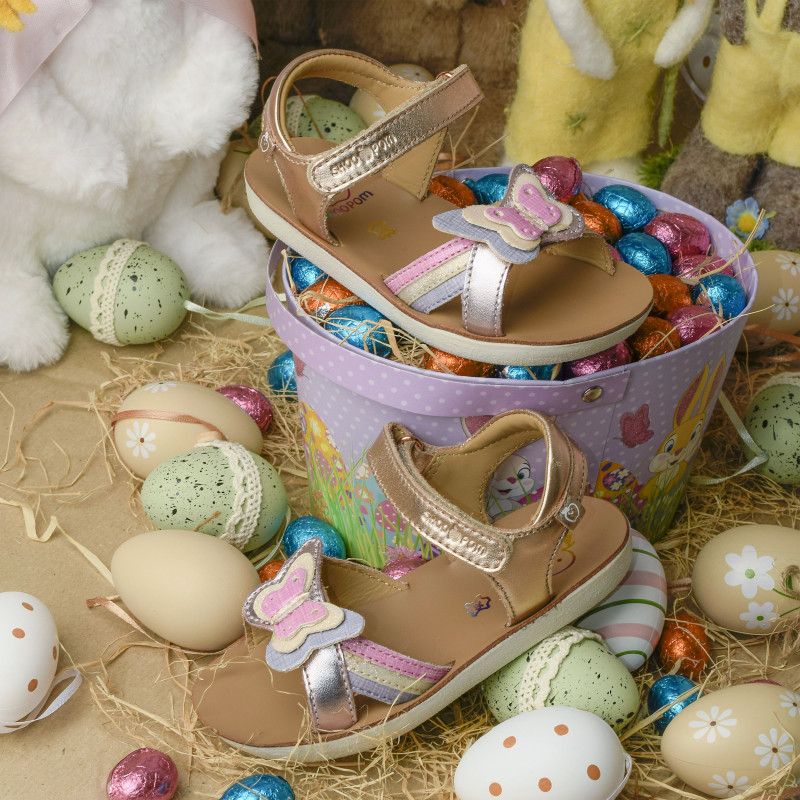 GOA FLY Rose Or, Sandales plates & Nu-Pieds Shoopom