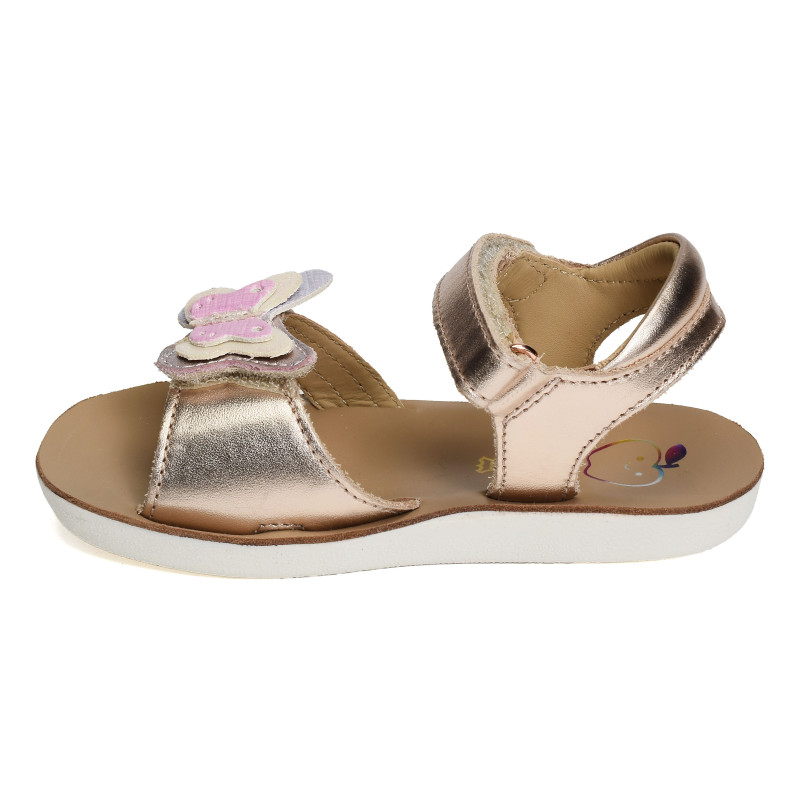 GOA FLY Rose Or, Sandales plates & Nu-Pieds Shoopom