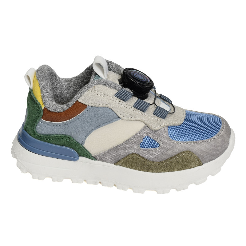 JOGGY ROLLY Gris Bleu, Baskets running Shoopom