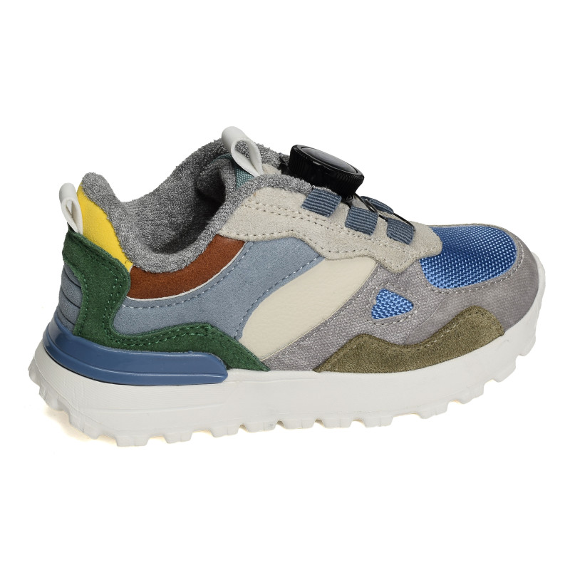 JOGGY ROLLY Gris Bleu, Baskets running Shoopom