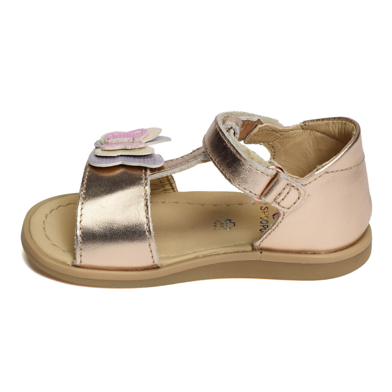 TITY FLY Rose Multicolore, Sandales plates & Nu-Pieds Shoopom