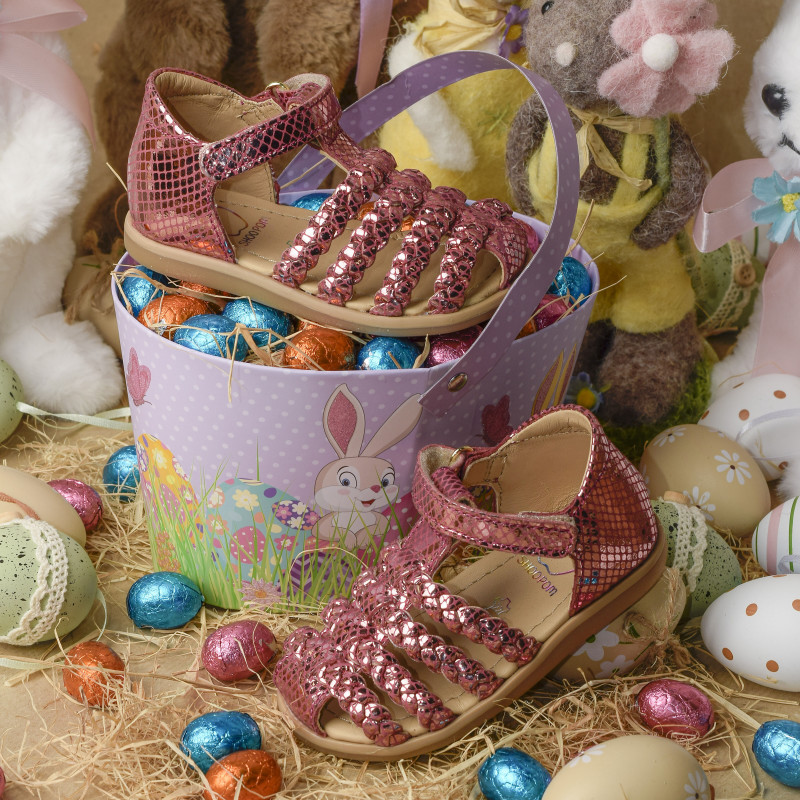 TITY WOWO Cerise, Sandales plates & Nu-Pieds Shoopom