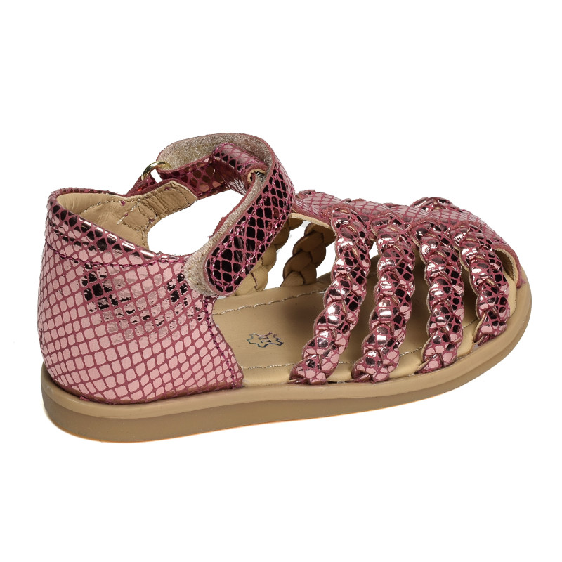 TITY WOWO Cerise, Sandales plates & Nu-Pieds Shoopom
