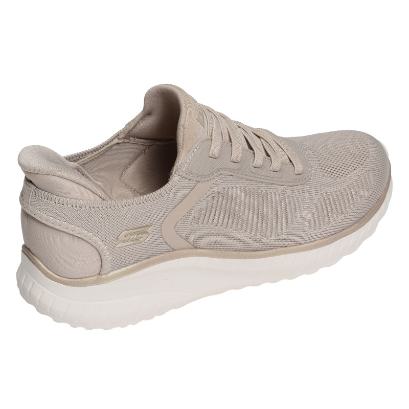 BOBS SQUAD CHAOS CURRENT MU Beige Or, Slip-On Skechers