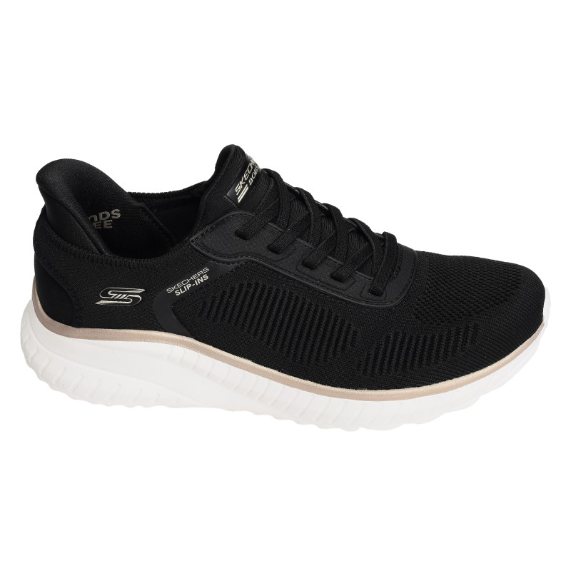 BOBS SQUAD CHAOS CURRENT MU Noir Or, Slip-On Skechers