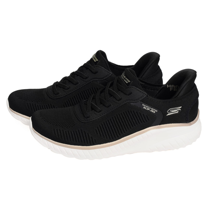 BOBS SQUAD CHAOS CURRENT MU Noir Or, Slip-On Skechers