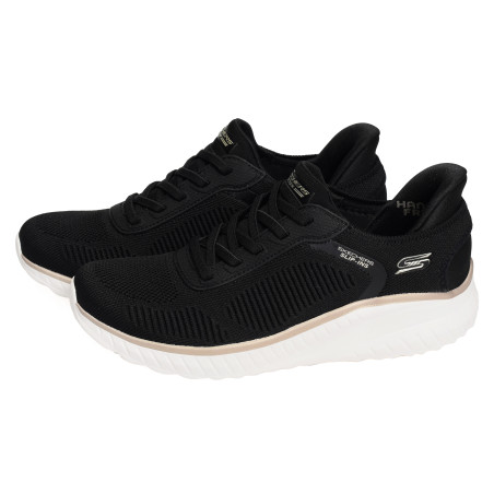 BOBS SQUAD CHAOS CURRENT MU Noir Or, Slip-On Skechers