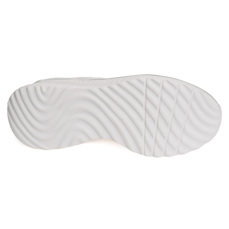 BOBS SQUAD CHAOS CURRENT MU Blanc Or, Slip-On Skechers