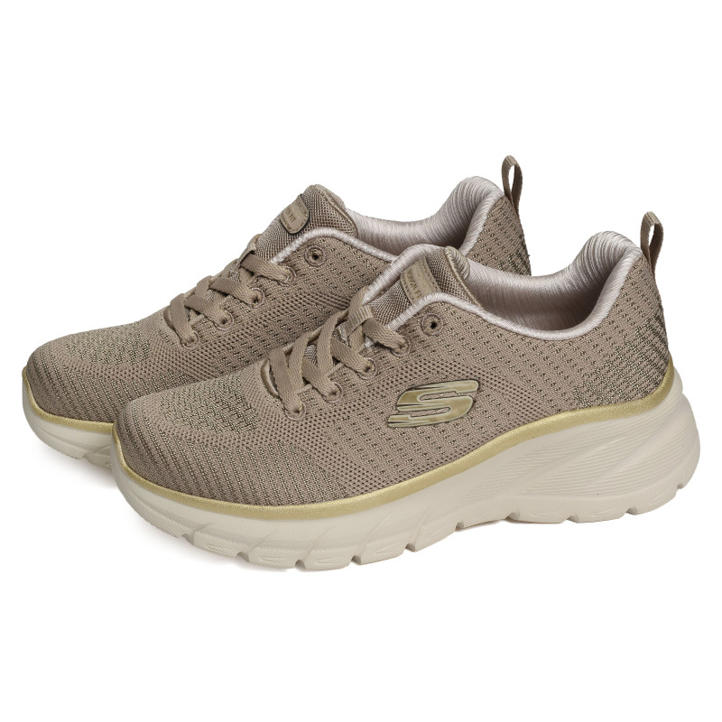 FASHION FIT Taupe Or, Baskets running Skechers