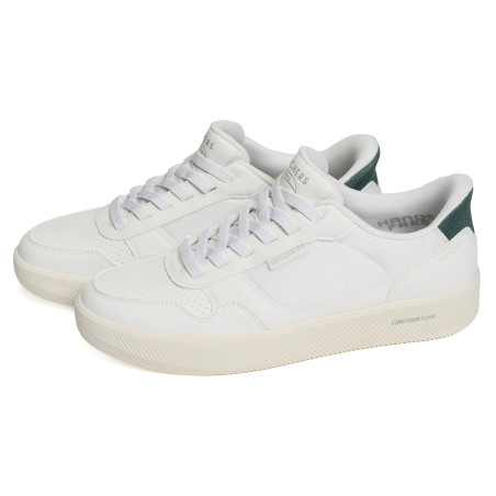 ARCH FIT COURT BREAK KOMFORTABE Blanc, Slip-On Skechers