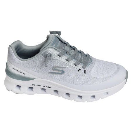 GLIDE STEP PRO WAVE Blanc Vert Eau, Slip-On Skechers