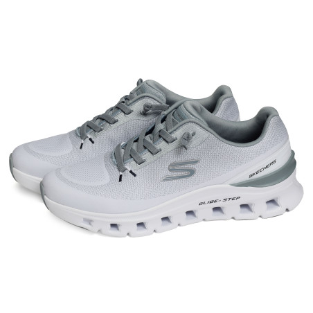 GLIDE STEP PRO WAVE Blanc Vert Eau, Slip-On Skechers