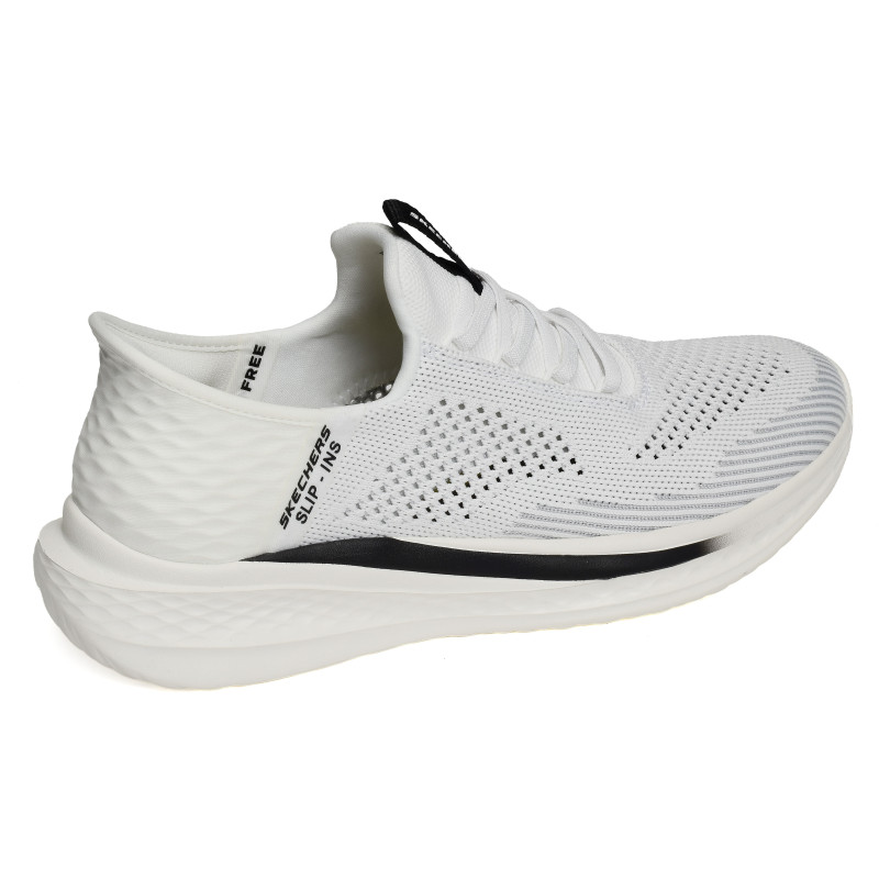 SLADE QUINTO Blanc, Slip-On Skechers