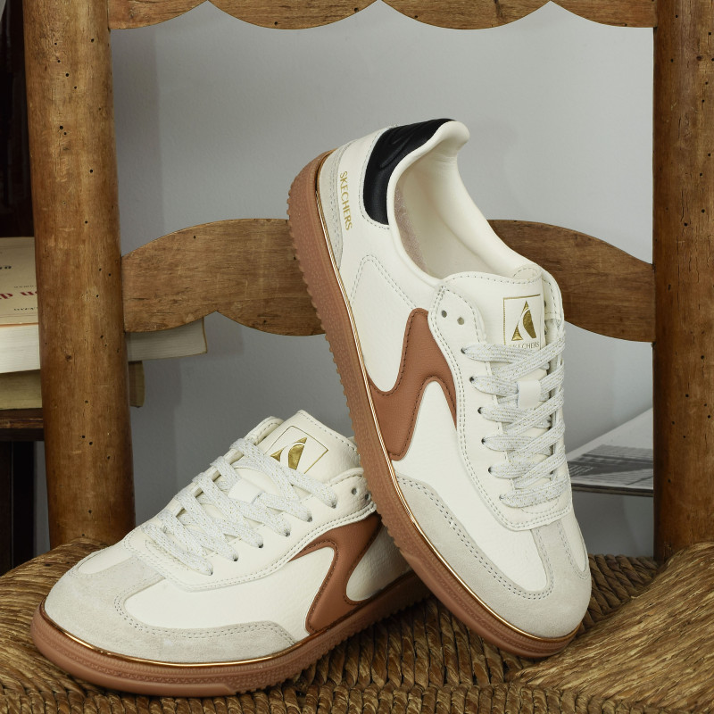 HOTSHOT LIVING LUX Ecru, Sneakers basses Skechers