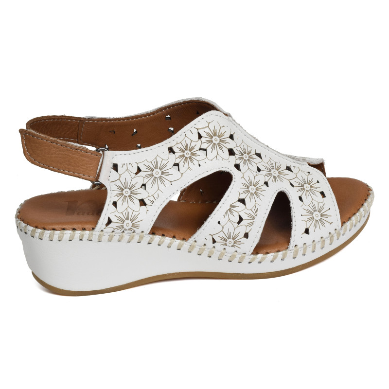 IMONZA Blanc, Sandales compensées Madory