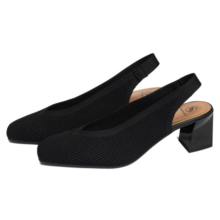 GLASS 75043 Noir, Slingback Miss Elastic