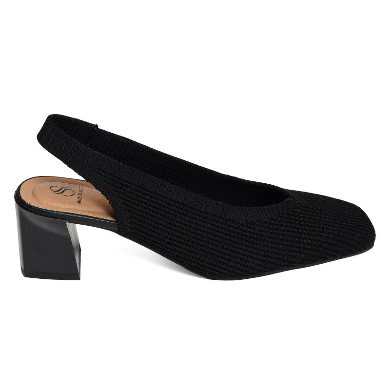 GLASS 75043 Noir, Slingback Miss Elastic