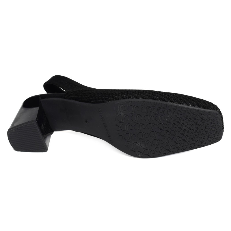 GLASS 75043 Noir, Slingback Miss Elastic