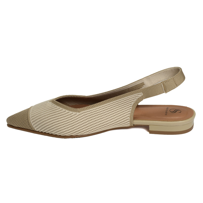 MARNI 75051 Beige Camel, Slingback Miss Elastic