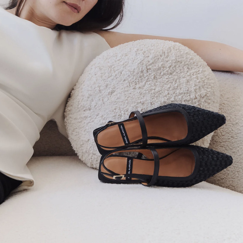 IMELDA 26002 Noir, Slingback Angel Alarcón