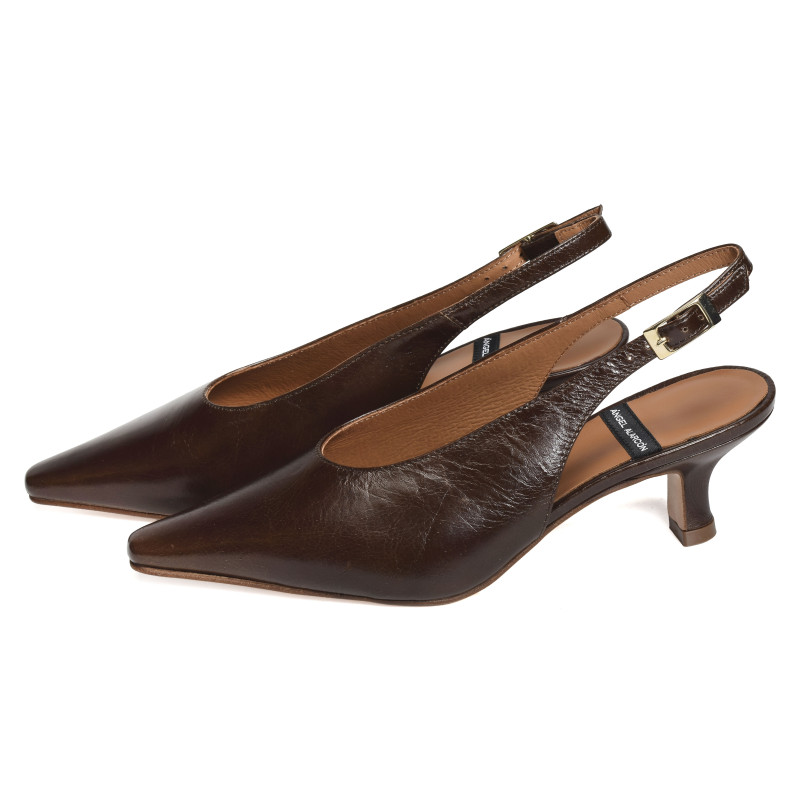 NORA 26018 Chocolat, Slingback Angel Alarcón