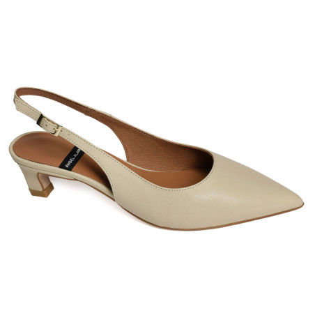 SUZANNE 26013 Beige, Slingback Angel Alarcón