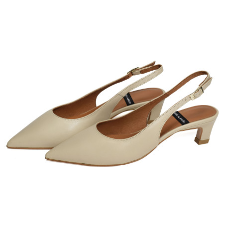 SUZANNE 26013 Beige, Slingback Angel Alarcón