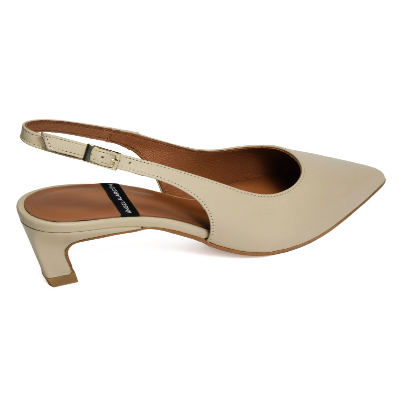 SUZANNE 26013 Beige, Slingback Angel Alarcón