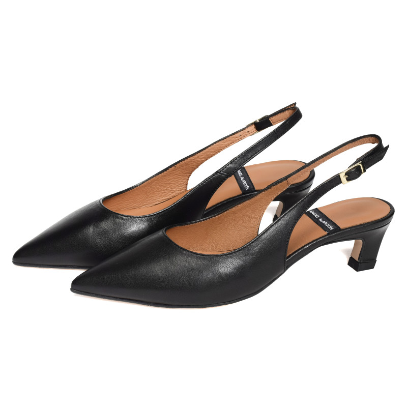 SUZANNE 26013 Noir, Slingback Angel Alarcón
