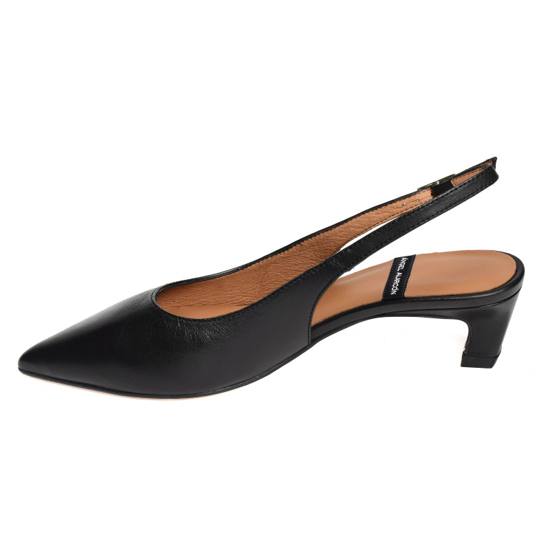 SUZANNE 26013 Noir, Slingback Angel Alarcón