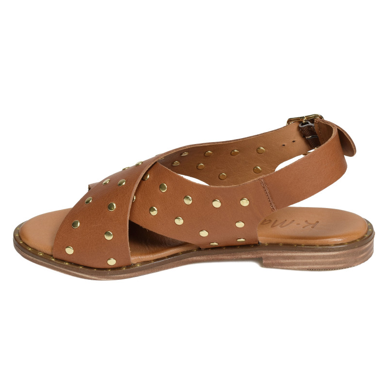TABARCO Camel, Sandales plates K.Mary