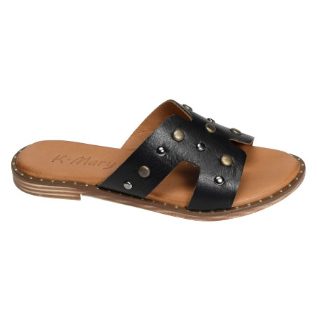 TABARIN Noir, Mules K.Mary