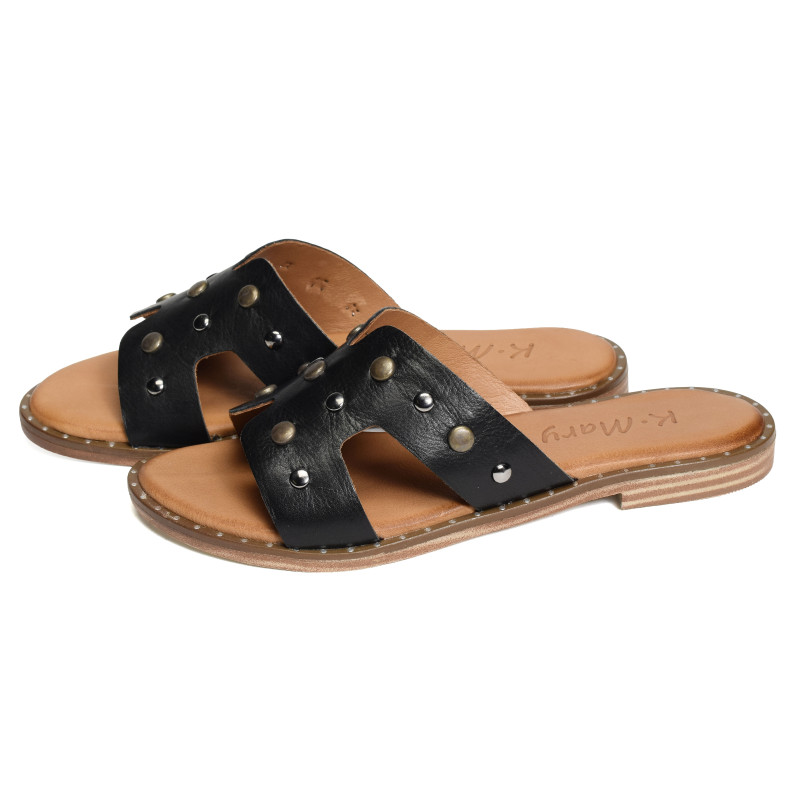 TABARIN Noir, Mules K.Mary