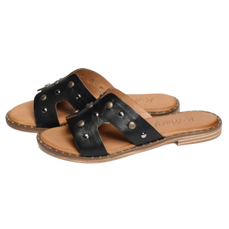 TABARIN Noir, Mules K.Mary