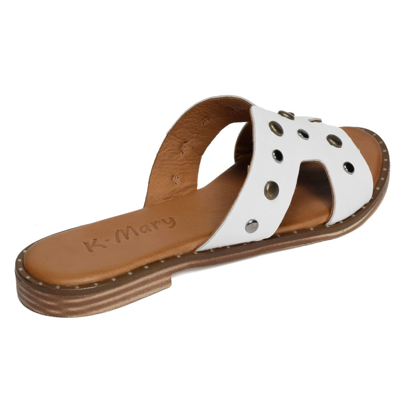 TABARIN Blanc, Mules K.Mary