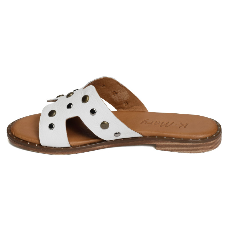 TABARIN Blanc, Mules K.Mary