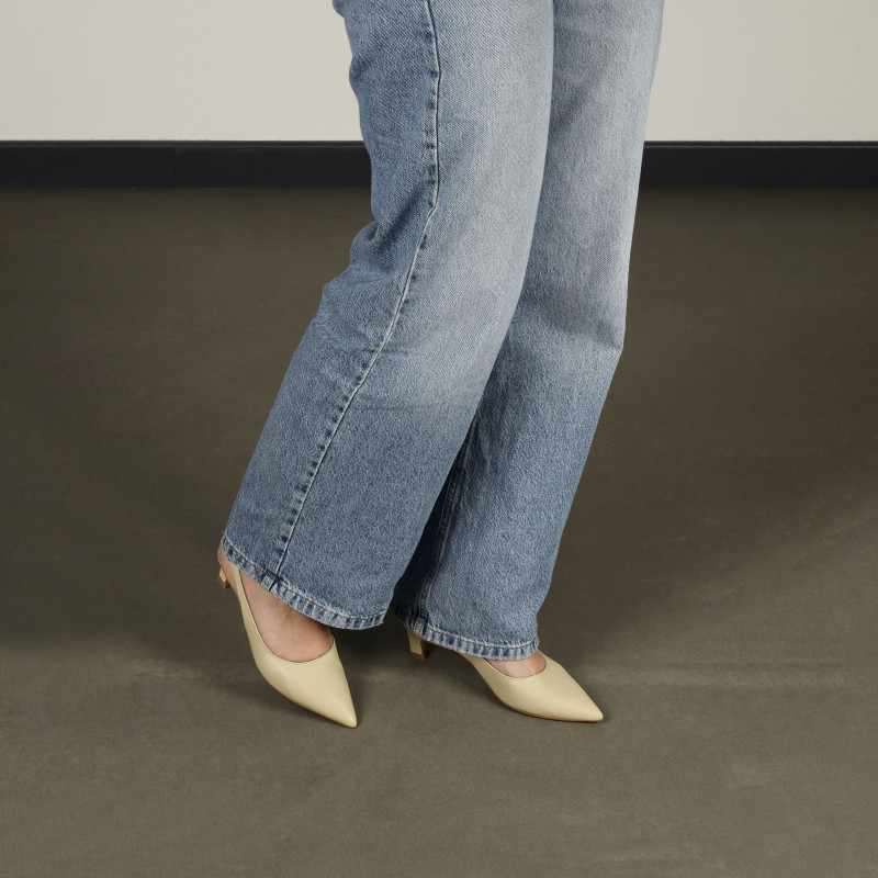 SUZANNE 26013 Beige, Slingback Angel Alarcón