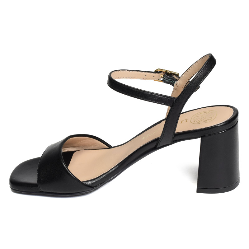 MORATY Noir, Nu-Pieds à talon Unisa