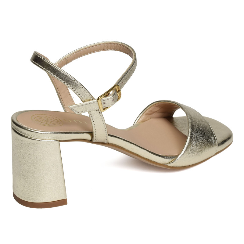 MORATY Platine, Nu-Pieds à talon Unisa