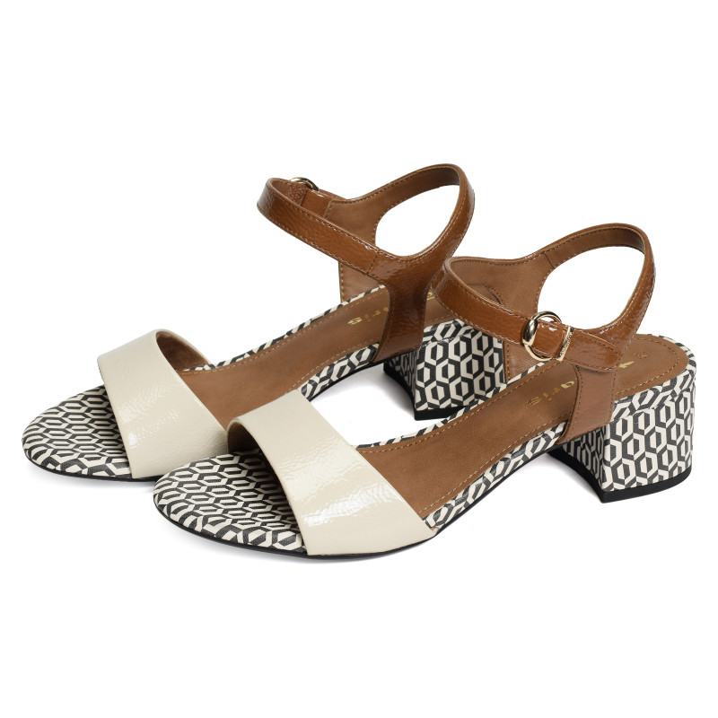 28249 Ivoire, Nu-Pieds à talon Tamaris