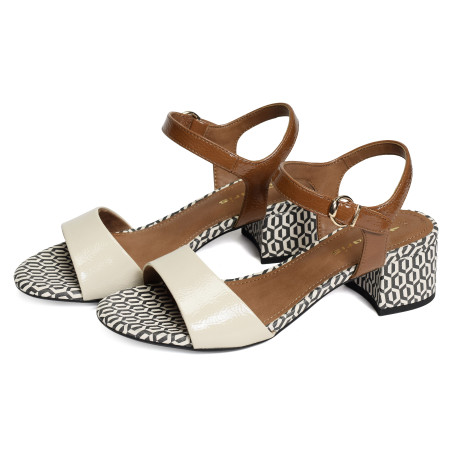 28249 Ivoire, Nu-Pieds à talon Tamaris