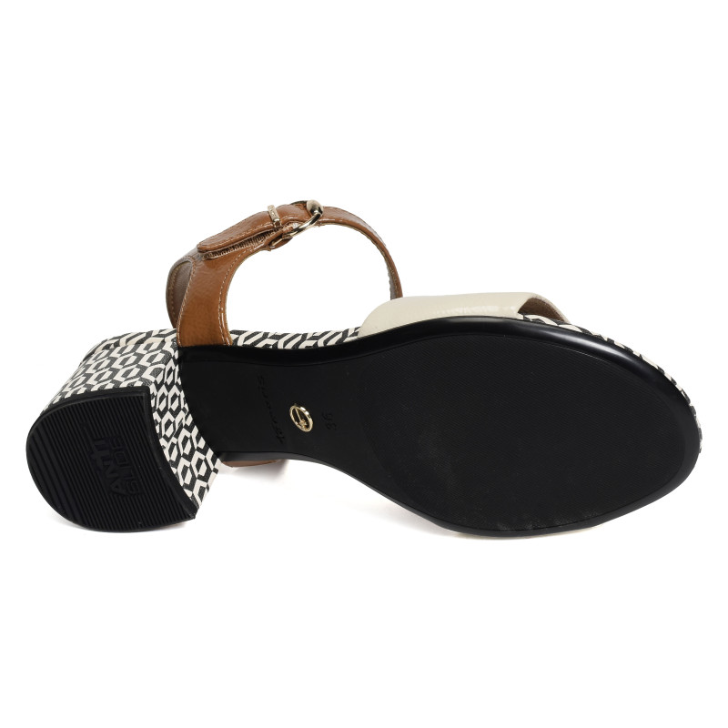 28249 Ivoire, Nu-Pieds à talon Tamaris