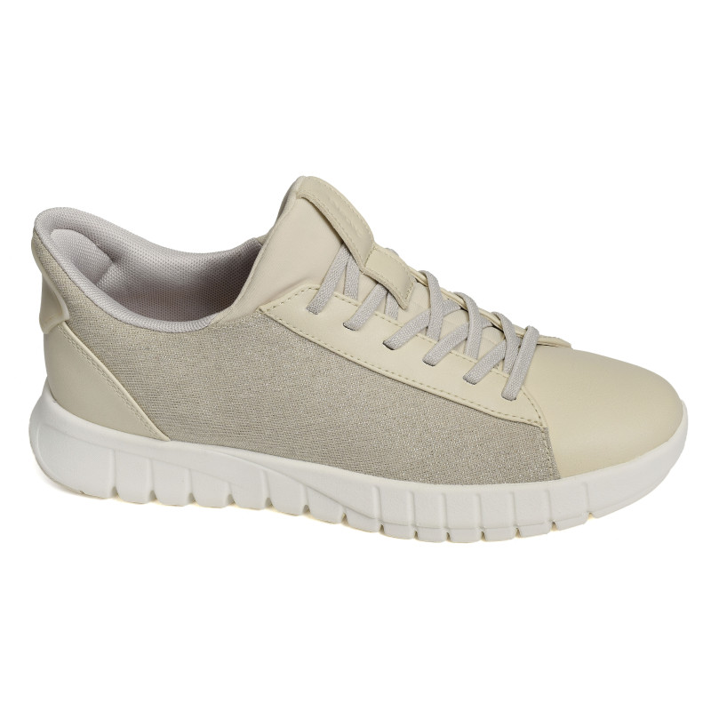 D FLEXTRIDE PLUS B Beige Platine, Slip-On Geox