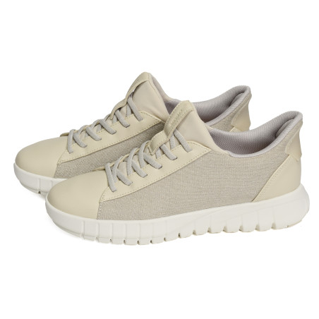 D FLEXTRIDE PLUS B Beige Platine, Slip-On Geox